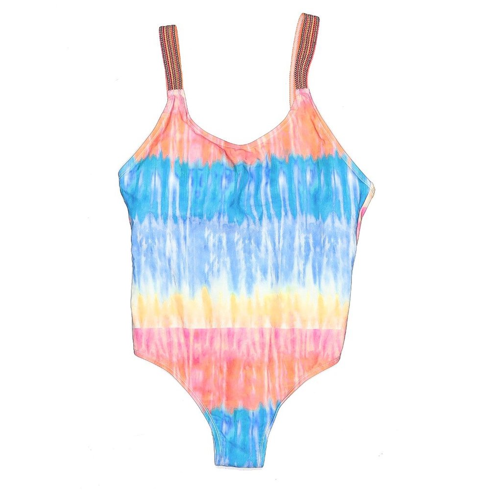 STYLISH SWIMWEAR TIE-DYE ONE PIECE SWIMSUIT-NWT